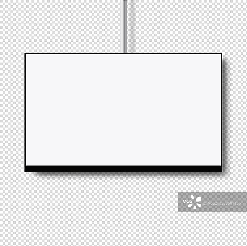 黑色4K透明显示器图片素材