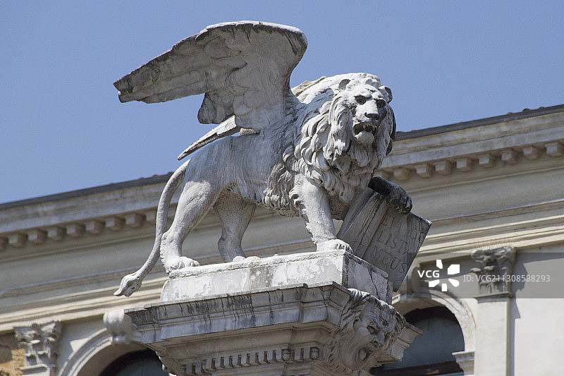 圣马可飞狮雕像图片素材