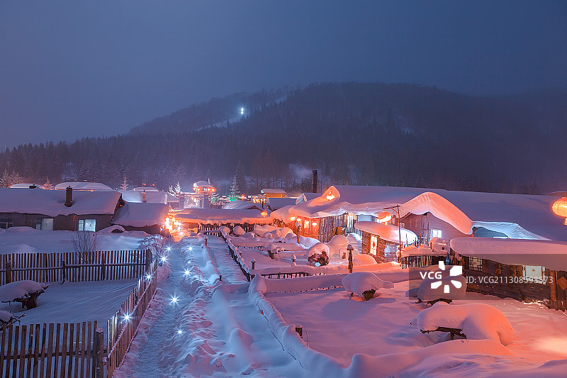 黑龙江省牡丹江市海林市长汀镇双峰林场图片素材