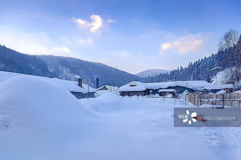 黑龙江省牡丹江市海林市长汀镇双峰林场图片素材