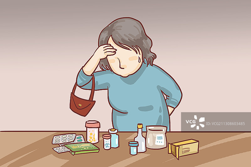 女性更年期图片素材