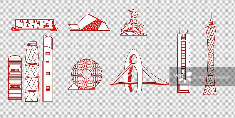 广州城市建筑图片素材