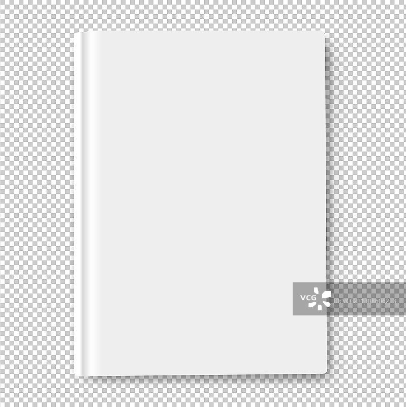 白色书本样机透明隔离素材图片素材