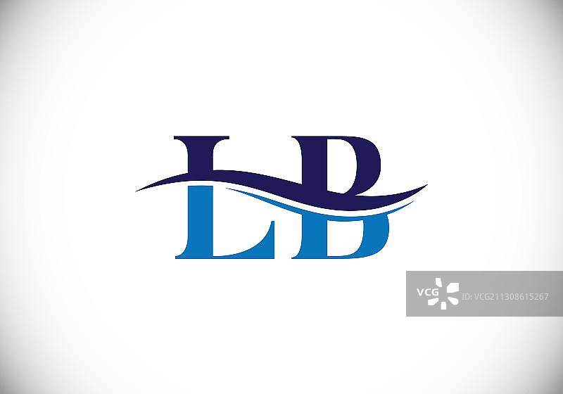 LB首字母组合标志设计模板图片素材