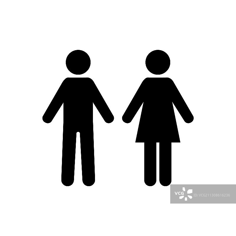 男女符号 EPS 10图片素材