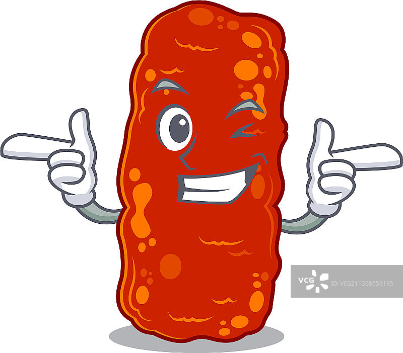 卡通鲍曼不动杆菌概念设计图片素材