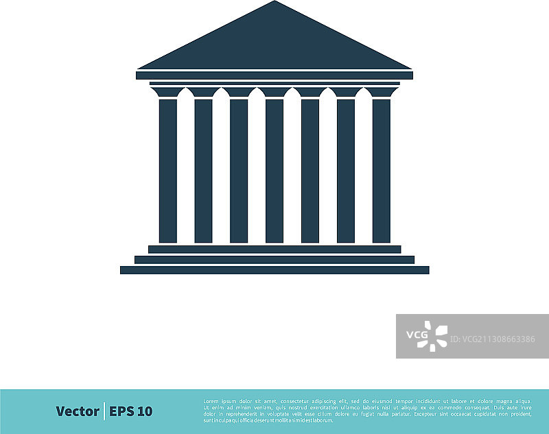 公共建筑图标Logo模板设计（EPS 10）图片素材