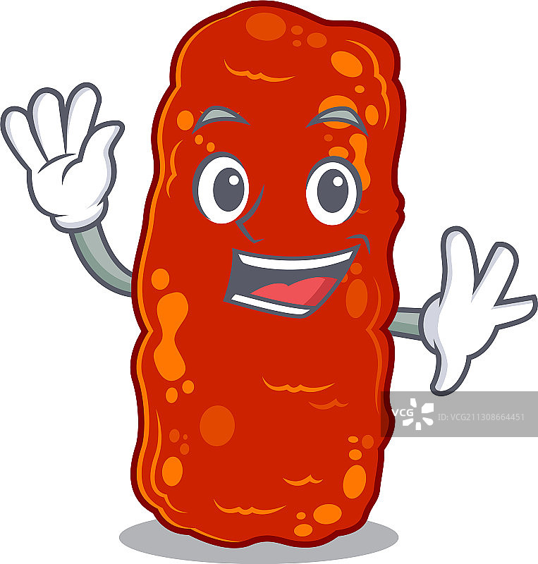 有魅力的不动杆菌吉祥物图片素材