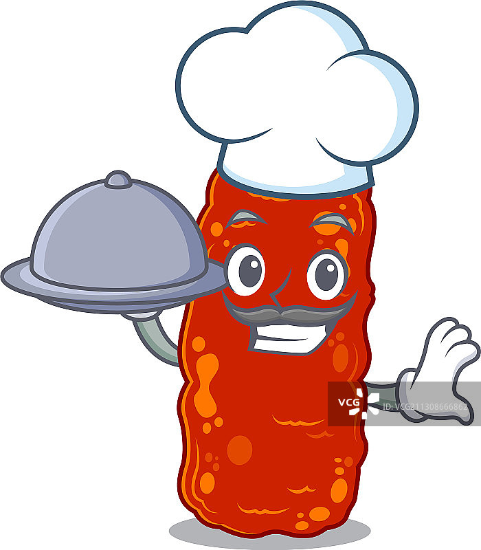 鲍曼不动杆菌厨师卡通形象图片素材