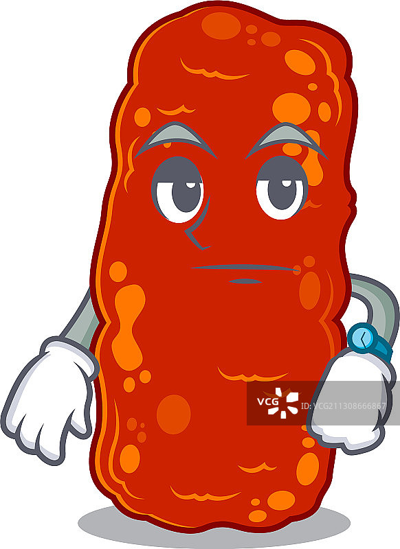 不动杆菌卡通吉祥物设计图片素材