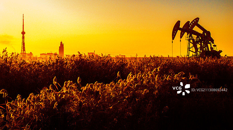黑龙江省大庆油田图片素材