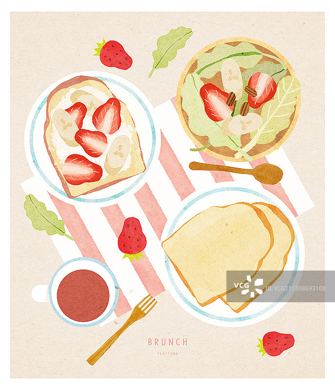 早午餐，西餐，顶角，午餐，叉子，餐刀图片素材