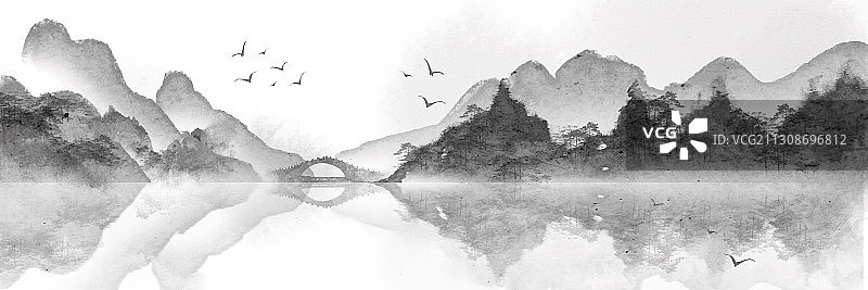 水墨背景图片素材