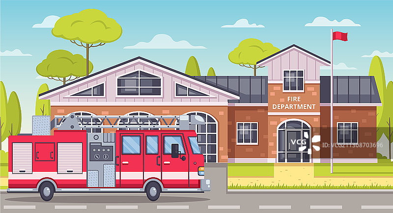 消防部门构成图片素材