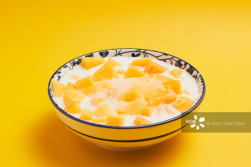 燕窝 木瓜 牛奶饮品图片素材