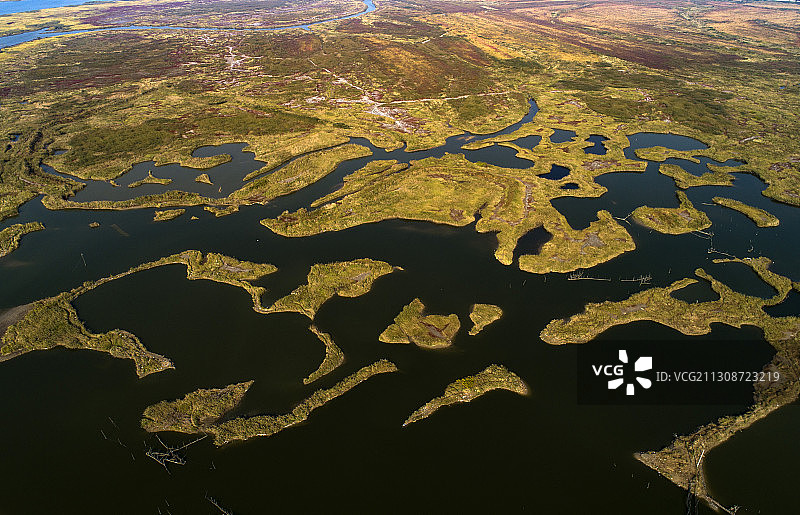 中国江苏省盐城市黄海海涂潮汐自然纹理图片素材