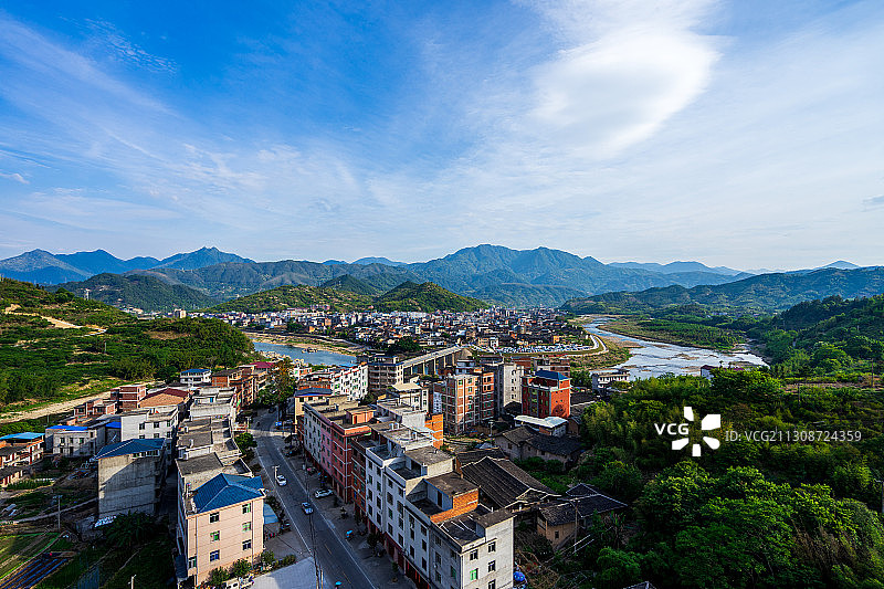 千年古镇一一嵩口图片素材