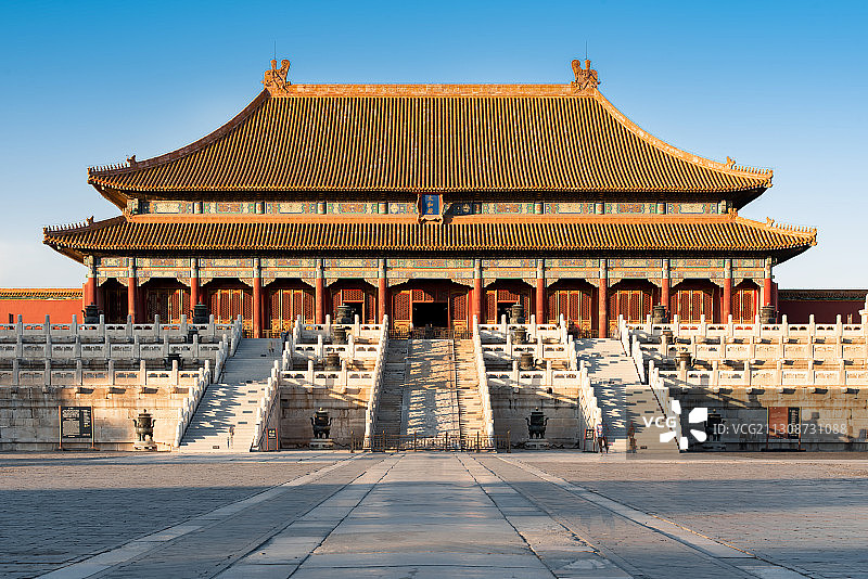 北京：2020年11月28日，北京故宫600周年，初冬光影，图片素材