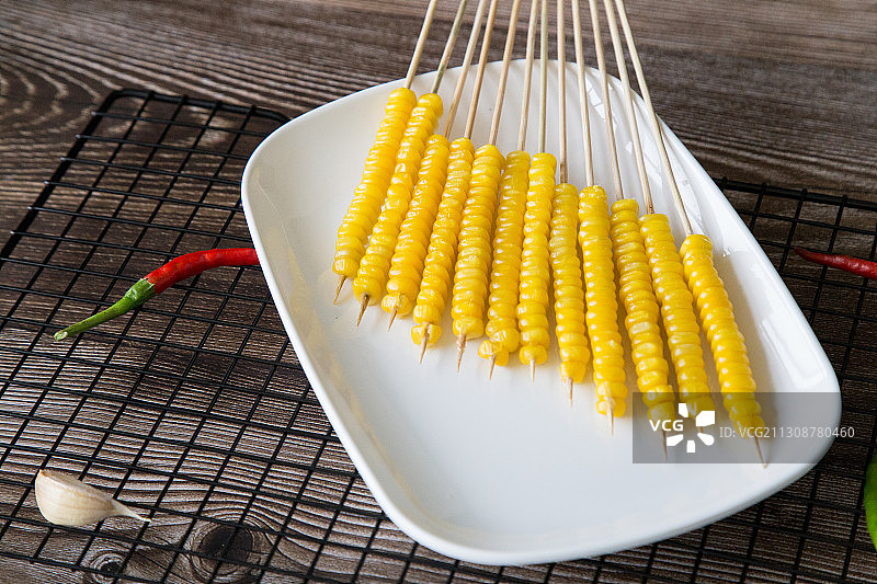 黑色背景火锅食材烧烤串串静物图片图片素材