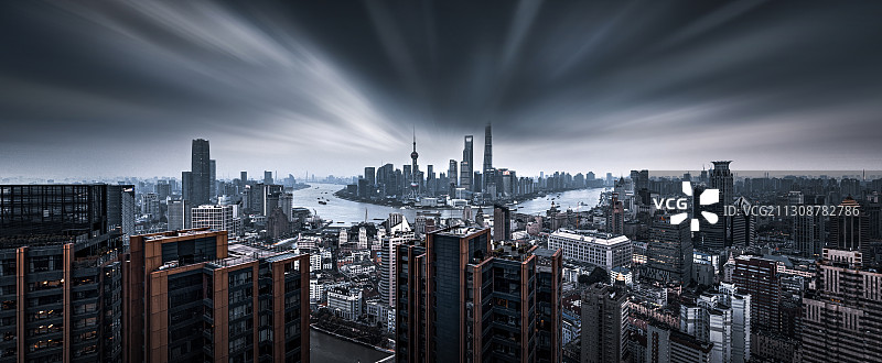 上海风云 Panorama of Shanghai图片素材