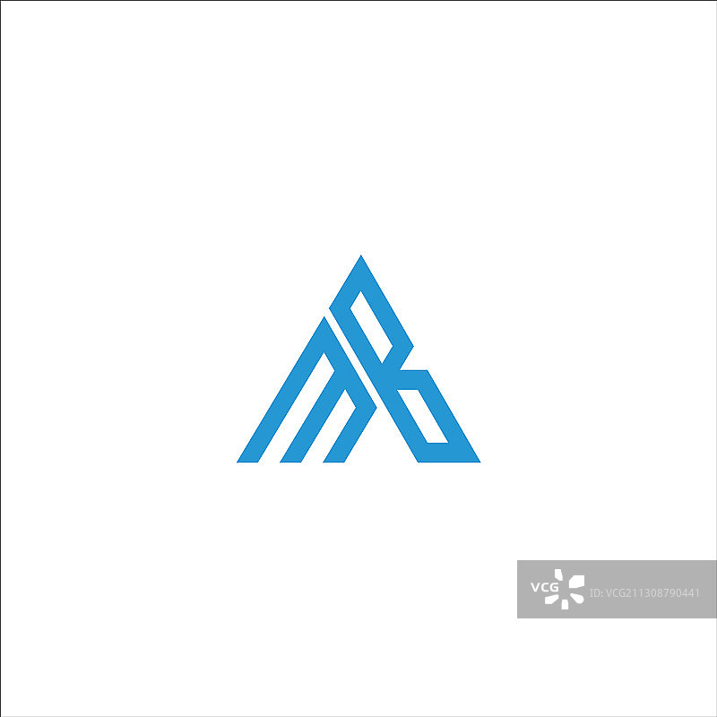 首字母MB或BM标志设计图片素材