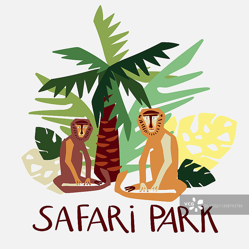 现代热带装饰设计图片素材