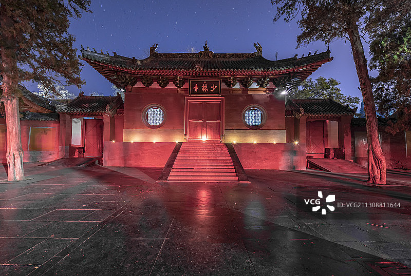 亚洲河南省登封市嵩山少林寺图片素材