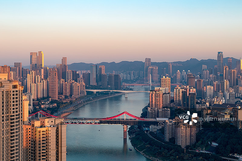 嘉陵江/千厮门大桥/黄花园大桥/曾家岩大桥图片素材