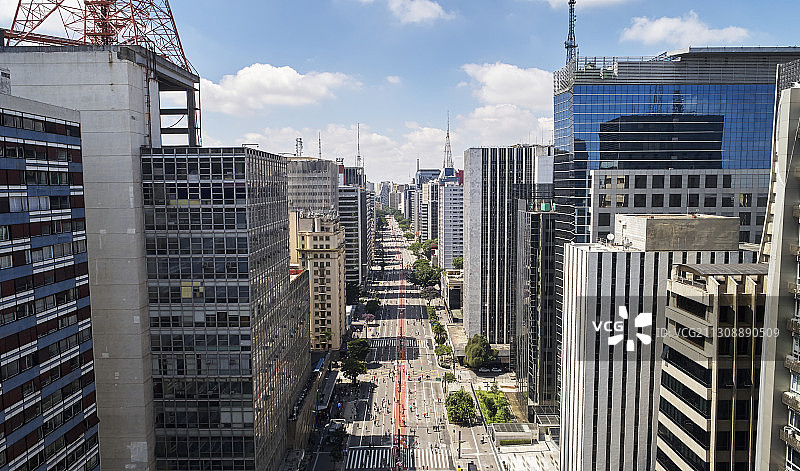 巴西城市建筑高角度景观图片素材