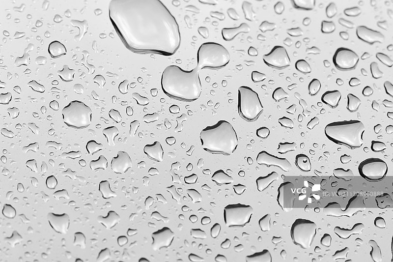 潮湿的玻璃窗特写图片素材