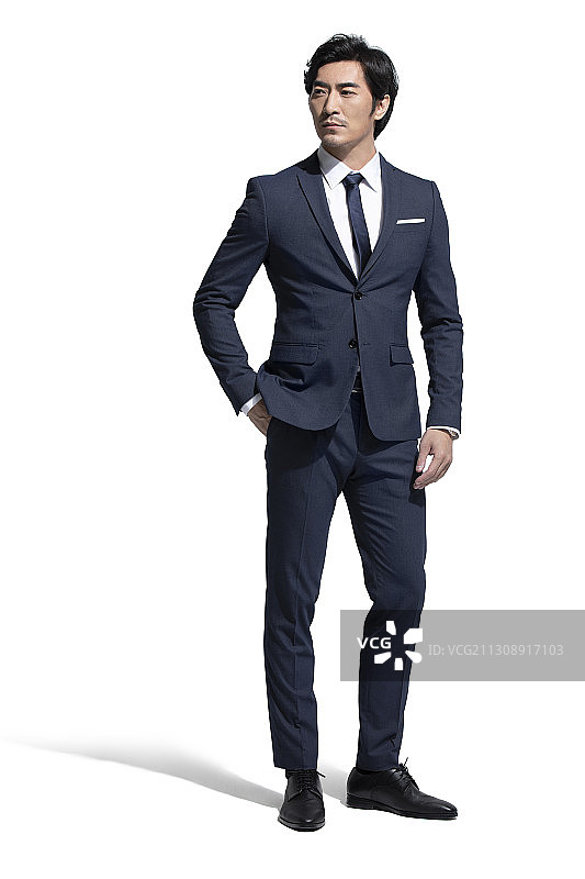 自信的商务男士肖像图片素材