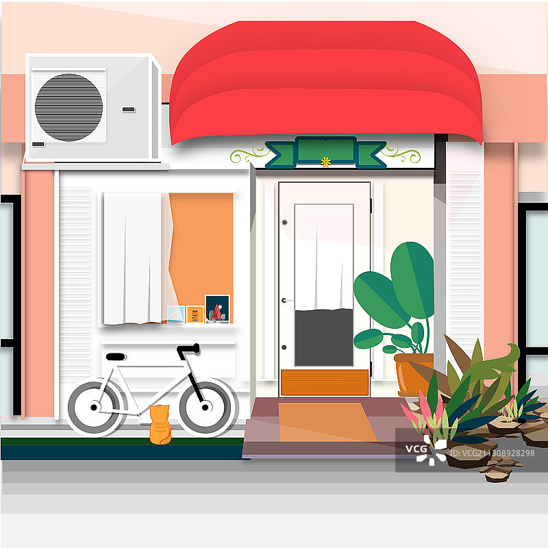 猫与小店图片素材