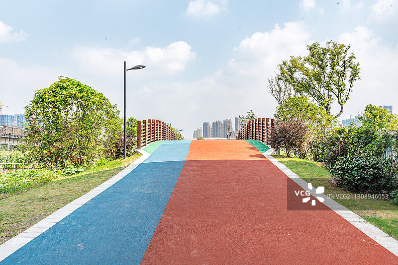 杭州余杭临平体育公园图片素材