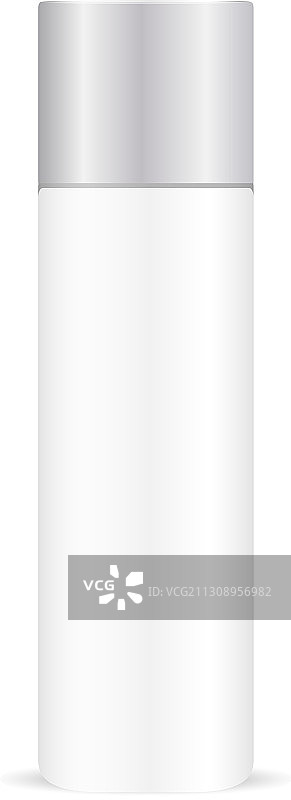 白色除臭剂塑料罐模型图片素材