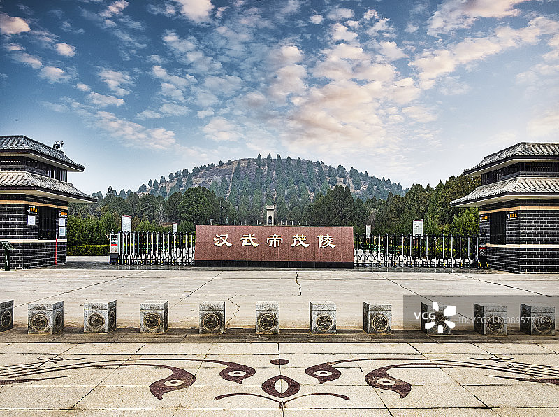 汉武帝陵图片素材