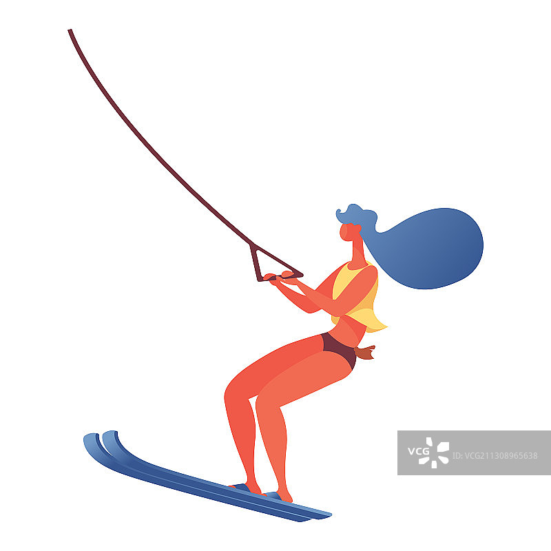 白色背景上的年轻人照片图片素材