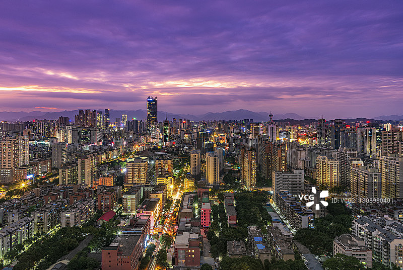 有福之州情定黄昏图片素材