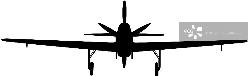 费尔雷萤火虫战斗机正面图图片素材