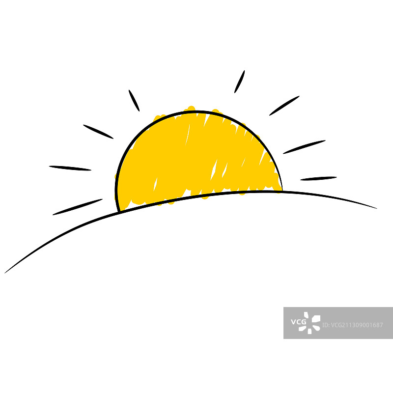 太阳光芒星形图标图片素材