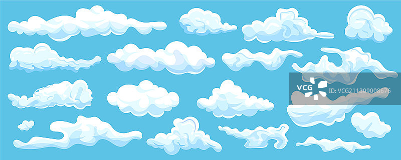 孤立的抽象云彩景观图片素材