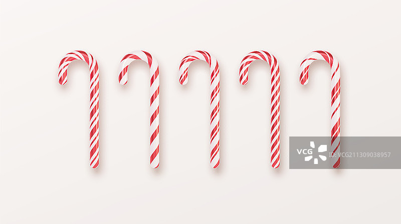 写实圣诞拐杖糖图片素材