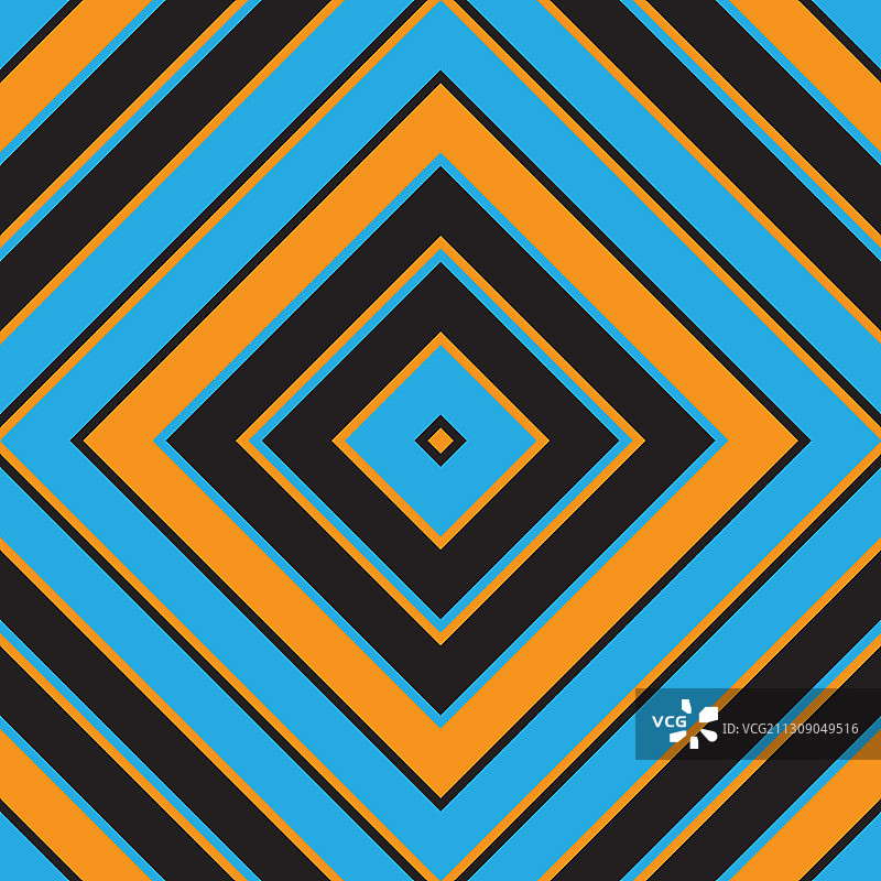 橙色菱形对角条纹无缝图案图片素材