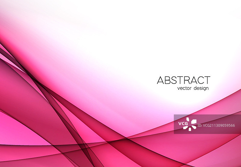 彩色抽象透明波浪设计元素图片素材