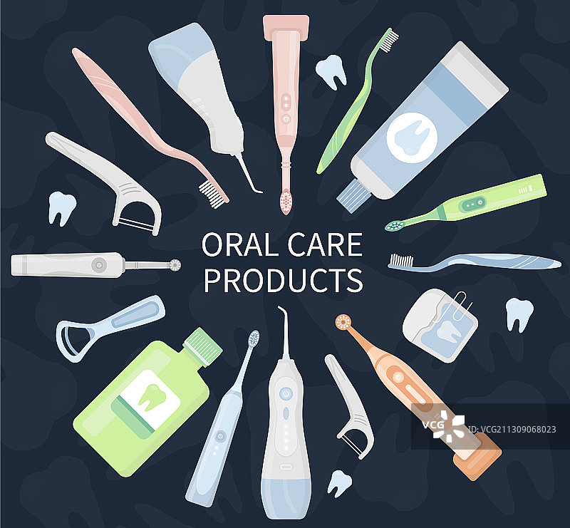 口腔护理清洁卫生产品工具图片素材