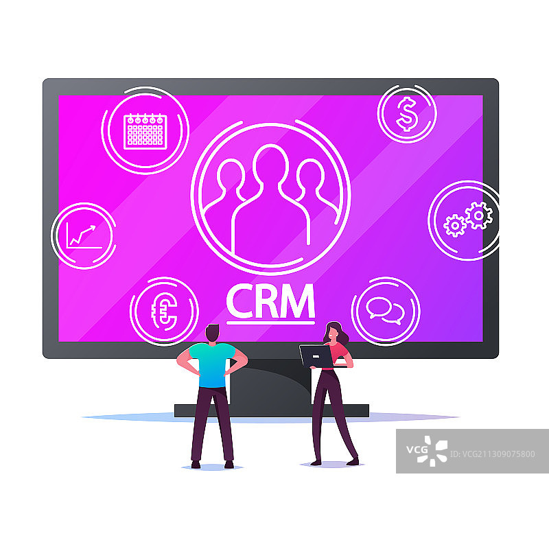 CRM系统客户关系管理图片素材