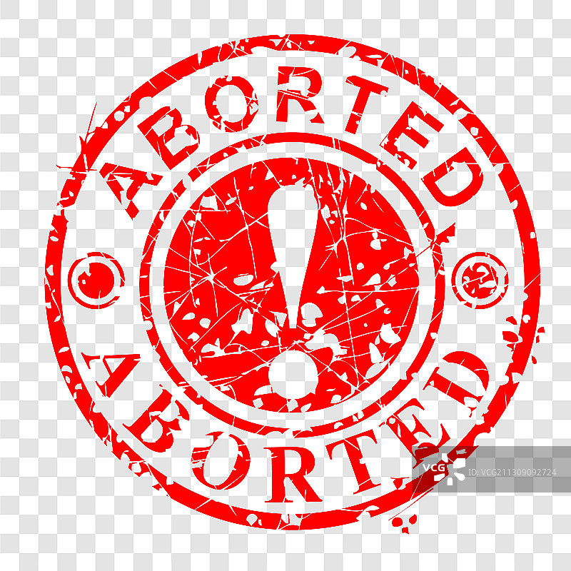 简约复古红色圆形橡胶印章效果图片素材