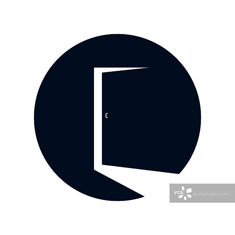 从黑暗房间出来的门图片素材