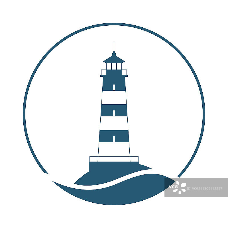 灯塔标志图片素材