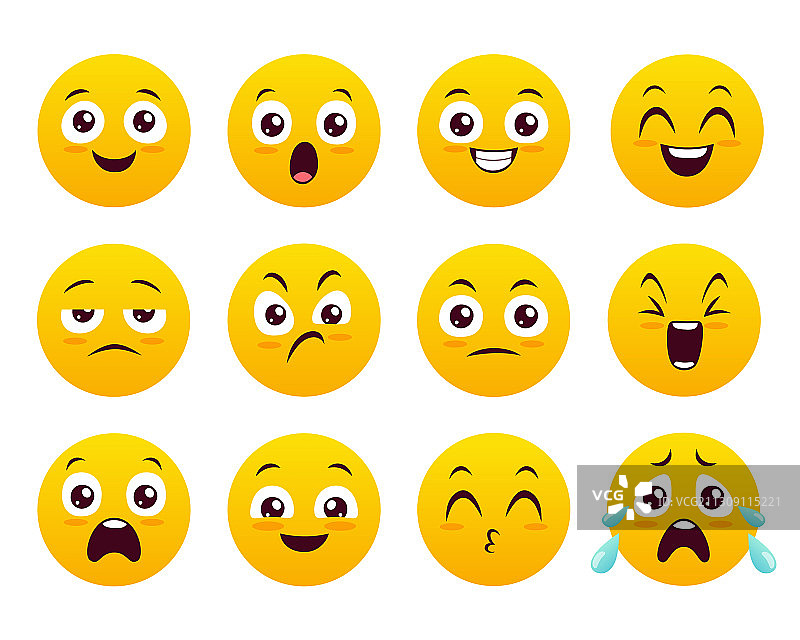 网页表情符号合集图片素材