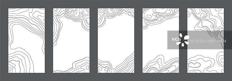 地形图等高线地理地图图片素材